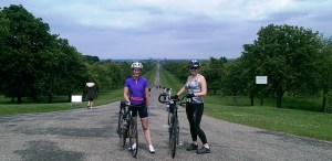 Not too shabby after cropping but I couldn't crop out my posture or that lady on the left.