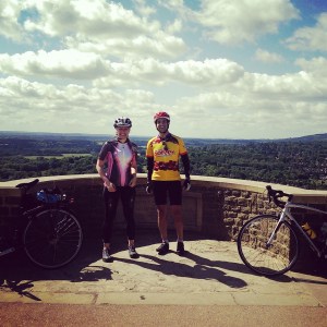 Ash and I on Box Hill