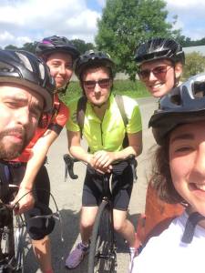 We made it outside of the M25 selfie