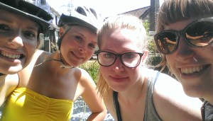 Finally we all have our eyes open but we're looking a little narky.