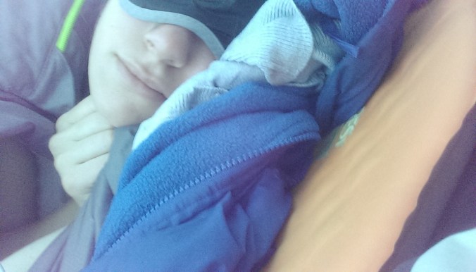 Yey! Cosy, dry tent and a good night's sleep!