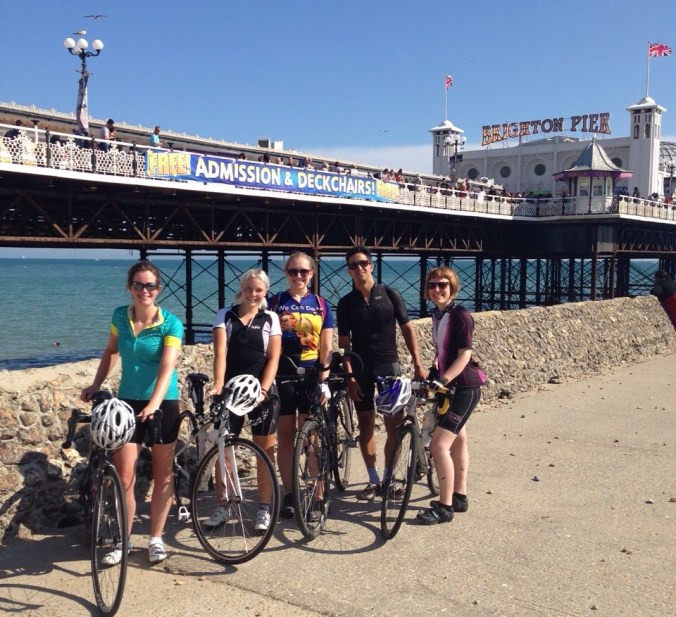 Finally at the pier - now give me food!