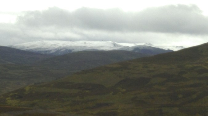 First snow of the season. Brrrrrr.