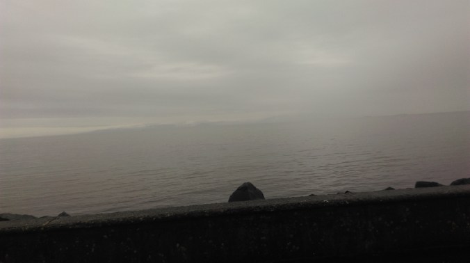 Apparently the Isle of Arran is just there!